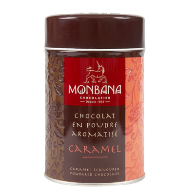 Горячий шоколад Monbana "Карамель" в банке 250 грамм, арт. 121M074